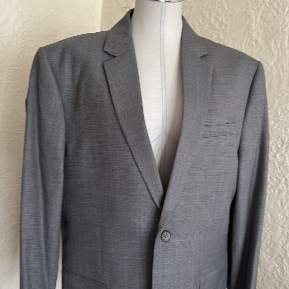 Express Light Gray 2 Button Blazer NWT 40R - Picture 2 of 13